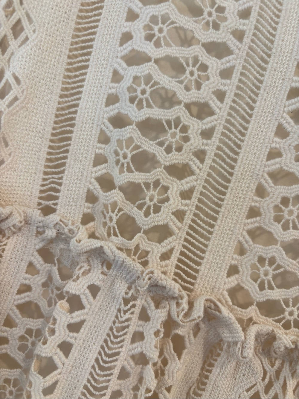 Tuckernuck Crawford Dress in Sand Crochet Lace - Picture 7 of 8